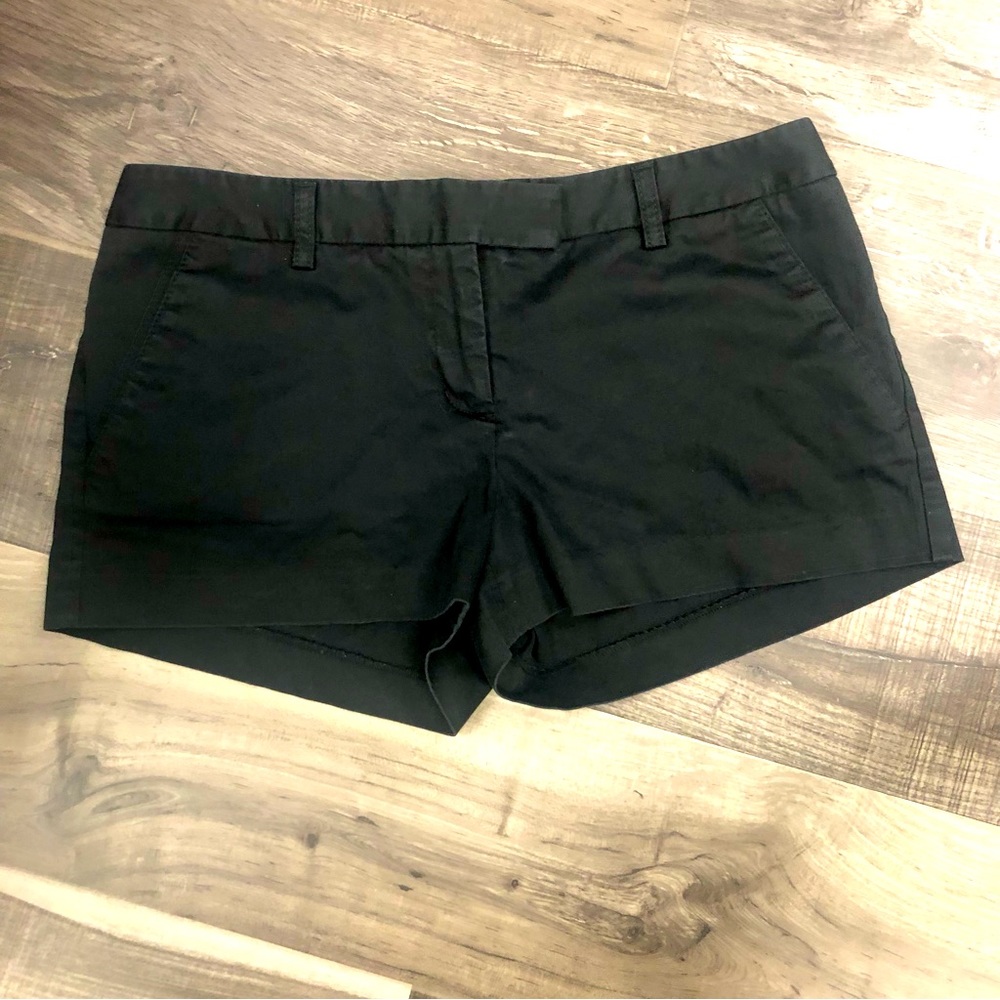 Express cotton/spandex tailored black shorts